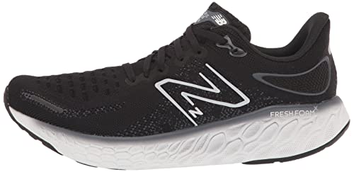 New Balance Men's Fresh Foam X 1080 V12 Running Shoe, Black/Thunder/White, 10.5 Wide