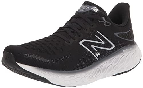 New Balance Men's Fresh Foam X 1080 V12 Running Shoe, Black/Thunder/White, 10.5 Wide