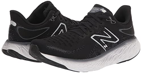 New Balance Men's Fresh Foam X 1080 V12 Running Shoe, Black/Thunder/White, 10.5 Wide