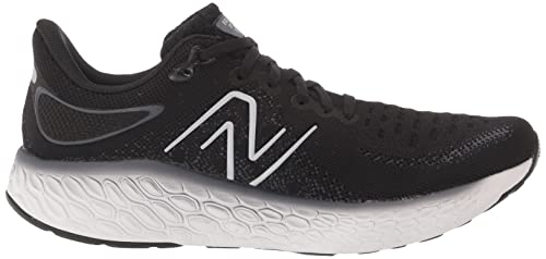 New Balance Men's Fresh Foam X 1080 V12 Running Shoe, Black/Thunder/White, 10.5 Wide