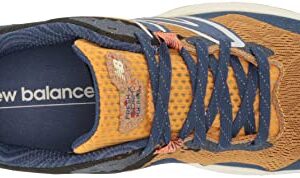 New Balance Women's Fresh Foam X Hierro V7 Trail Running Shoe, Golden Hour/Moon Shadow/Red Clay, 8.5