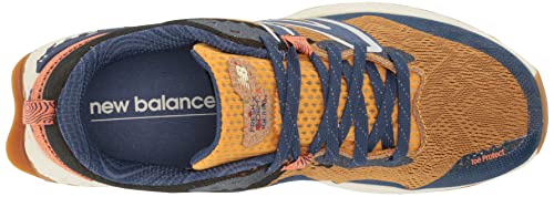 New Balance Women's Fresh Foam X Hierro V7 Trail Running Shoe, Golden Hour/Moon Shadow/Red Clay, 8.5