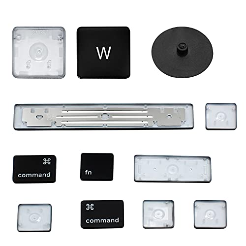 NUOLAISUN Keyboard Keycaps Keys Cap US Set Replacement for MacBook Pro A1989 A1990 2018 2019 Year 13" 15" Full Keycap with Removal Tool