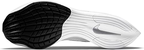 Nike Men's ZoomX Vaporfly Next% 2, White/Black-metallic Silver, 12