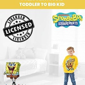 SpongeBob SquarePants Little Boys Fleece Fashion Pullover Hoodie Yellow 6