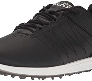 Skechers Men's Pivot Spikeless Golf Shoe, Black, 10.5