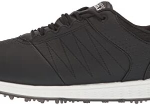 Skechers Men's Pivot Spikeless Golf Shoe, Black, 10.5