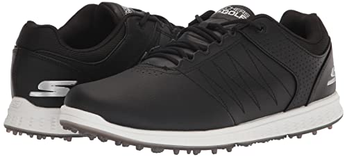 Skechers Men's Pivot Spikeless Golf Shoe, Black, 10.5