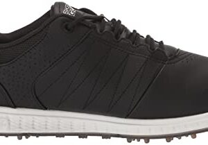 Skechers Men's Pivot Spikeless Golf Shoe, Black, 10.5