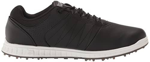 Skechers Men's Pivot Spikeless Golf Shoe, Black, 10.5