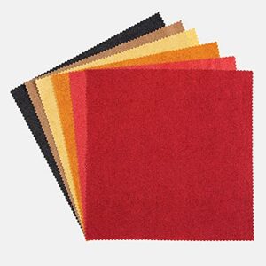 connecting threads blender collection 40 pcs 10 inch x 10 inch precut fabric squares quilting 100% cotton fabric bundle (faux linen tonals gilded age)