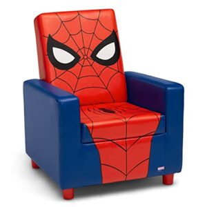 Delta Children High Back Upholstered Chair,Wood Spider-Man