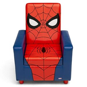 Delta Children High Back Upholstered Chair,Wood Spider-Man