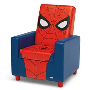 Delta Children High Back Upholstered Chair,Wood Spider-Man