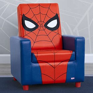 Delta Children High Back Upholstered Chair,Wood Spider-Man