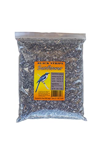 Desert Valley Premium Striped Sunflower Seed - Wild Bird - Wildlife Food, Cardinals, Squirrels, Jays & More (3-Pounds)