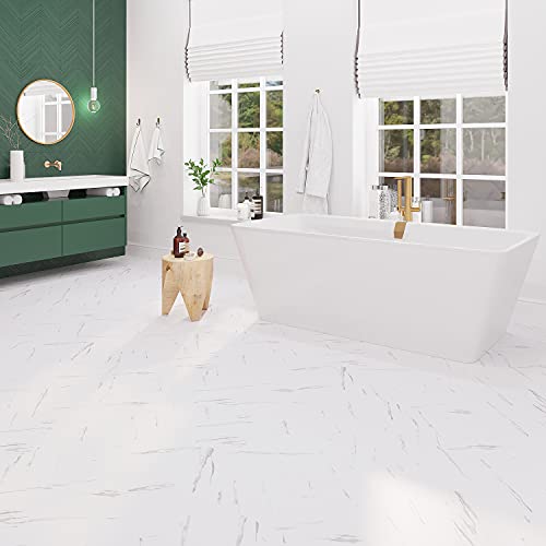 Lucida Surfaces Luxury Vinyl Flooring Tiles | Peel and Stick Floor Tile for DIY Installation | Sample Tile | BaseCore | 6" x 12"