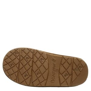 BEARPAW Loki Youth Hickory Caviar Size 1 | Youth 's Slippers | Youth 's Shoes | Comfortable & Light-Weight