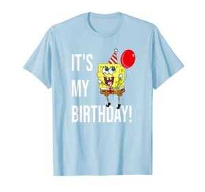 mademark x spongebob squarepants - spongebob - it's my birthday! t-shirt