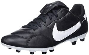 nike men's football shoe, black white, 7.5