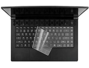 keyboard cover for 2021 dell alienware x17 r1 r2 17.3"/alienware x15 r1 r2 15.6" gaming laptop,15.6" dell alienware m15 r5 r6 r7/alienware m17 r5 ryzen edition,dell alienware x17 x15 r1 skin-clear