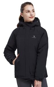 camel crown women's waterproof ski jacket winter coat windbreaker fleece inner snow hiking outdoor