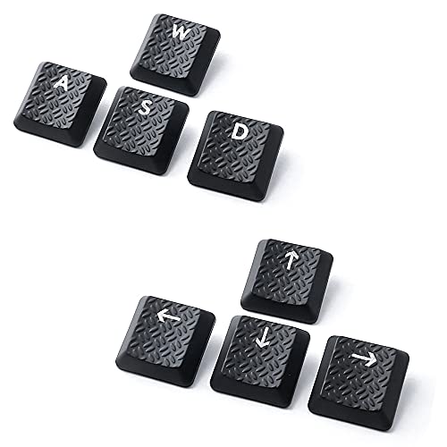 Texture Tactility Backlit Keycaps Replacement for GL Tactile Switch Logitech G813/G815/G913/G915 TKL RGB Mechanical Gaming Keyboard (WASD+Arrow Keys)