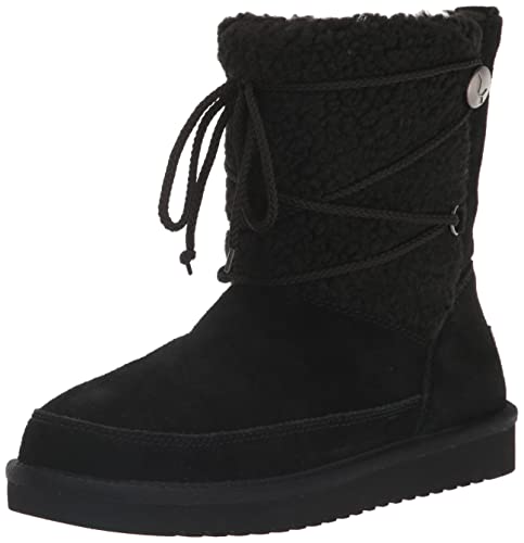 Koolaburra by UGG Women's MICHON Short Fashion Boot, Black, 9