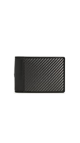 TUMI Men's Slim Single Billfold, Carbon, Black, One Size