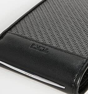 TUMI Men's Slim Single Billfold, Carbon, Black, One Size