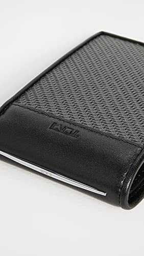 TUMI Men's Slim Single Billfold, Carbon, Black, One Size