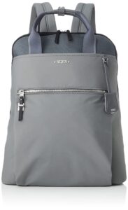 tumi - voyageur essential backpack for women - grey