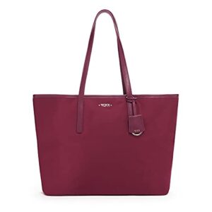 tumi - voyageur everyday tote bag - travel bag for women - berry