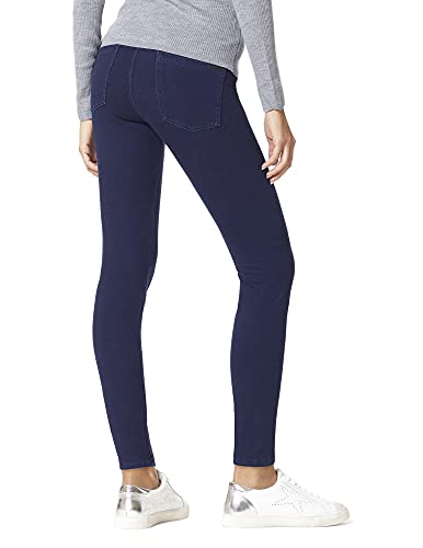 HUE Women's Super Soft Stretch High Rise Denim leggings, No Side Seams