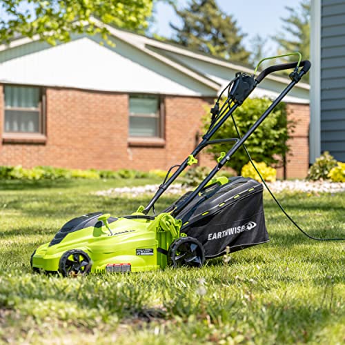 Earthwise 16-Inch 11-Amp Corded Electric Walk-Behind Lawn Mower