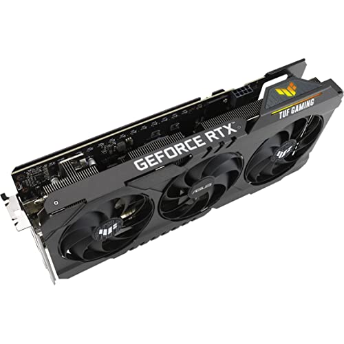 ASUS TUF Gaming NVIDIA GeForce RTX 3060 V2 OC Edition Graphics Card (PCIe 4.0, 12GB GDDR6, HDMI 2.1, DisplayPort 1.4a, Dual Ball Fan Bearings, Military-Grade Certification, GPU Tweak II)