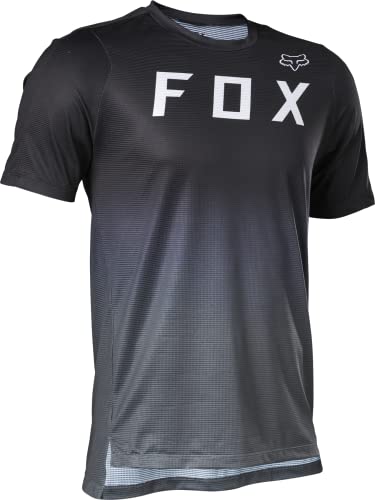 Fox Racing Men's Flexair SS Mountain Bike Jersey, Black, Large