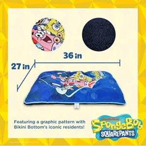 SpongeBob SquarePants for Pets Bikini Bottom Napper Dog Bed | Durable Washable Dog Bed from SpongeBob Plush Washable Dog Bed | Soft and Plush Dog Bed, SpongeBob Dog Bed, Bed for Dogs, Cute Dog Bed