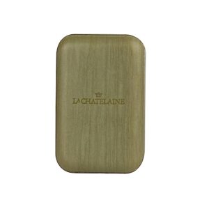 La Chatelaine Shea Butter Bar Soap| Natural and Organic |Triple Milled | Made in France | Unisex, Men, Women | Large (Moroccan Mint)