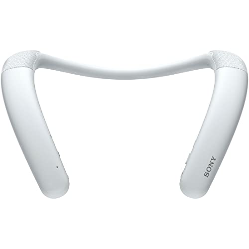 Sony SRS-NB10 Wireless Neckband Speaker Waterproof IPX4, Hands-Free Calling, Microphone On Off Button, Multi-Point Connection / 2021 Mode (White)