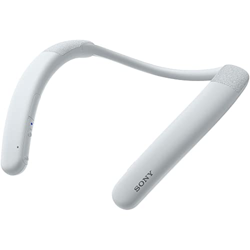 Sony SRS-NB10 Wireless Neckband Speaker Waterproof IPX4, Hands-Free Calling, Microphone On Off Button, Multi-Point Connection / 2021 Mode (White)