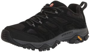 merrell mens moab 3 hiking shoe, black night, 10.5 wide us