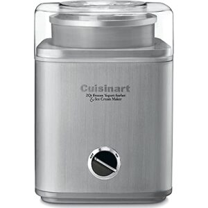 Cuisinart ICE-30BCP1 Pure Indulgence 2 Quart Frozen Yogurt-Sorbet & Ice Cream Maker Bundle with 1 YR CPS Enhanced Protection Pack