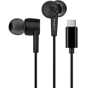 PALOVUE USB Type C Headphones in Ear Earphones Earbuds with Mic and Volume Control Compatible for Google Pixel Samsung Oneplus Huawei Sony MacBook SoundFlow