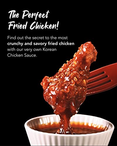 FUNTABLE KOREAN CHICKEN SAUCE - Sticky and Tangy Dipping Sauce for Authentic Korean Style Fried Chicken (14.1 OZ, Pack of 1)