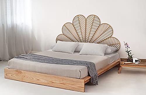 Wooden Art Headbord - All sizes - Natural Wood - Handmade - Home Decor - Bed Board - Bed Frame - Arch Headbord (USA - Olimp. Queen 167 x 83,5 cm (65.74" x 32.87"))