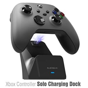 ElecGear Xbox Solo Charging Dock with 1200mAh Rechargeable Battery, Wall Mount and Desktop Dual Purposes USB Charger Stand Docking Station for Xbox Series X|S, Xbox One, S, X Wireless Controller