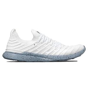 APL: Athletic Propulsion Labs Women's Techloom Wave Sneaker, White/Frozen Grey/Speckle, 8