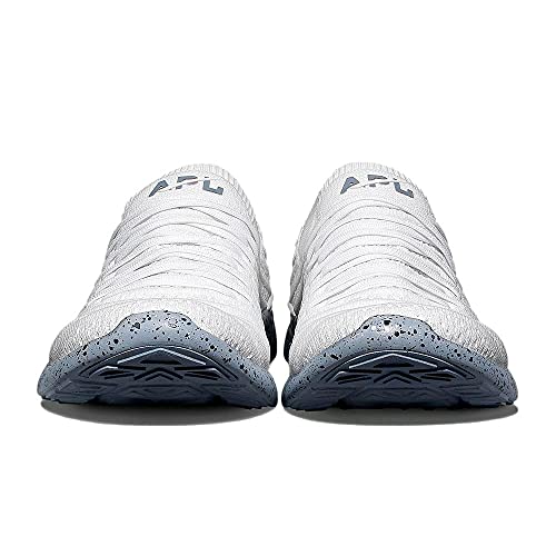 APL: Athletic Propulsion Labs Women's Techloom Wave Sneaker, White/Frozen Grey/Speckle, 8