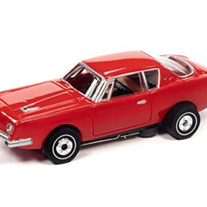 Auto World Thunderjet R34 1963 Studebaker Avanti (Red) HO Scale Slot Car